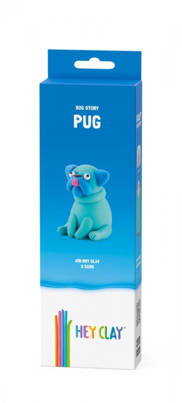 Masa plastyczna Hey Clay Figurka Pes Mops