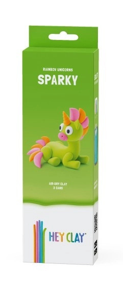 Masa Kreativní JEDNOROŽEC SPARKY 3PAK Hey Clay