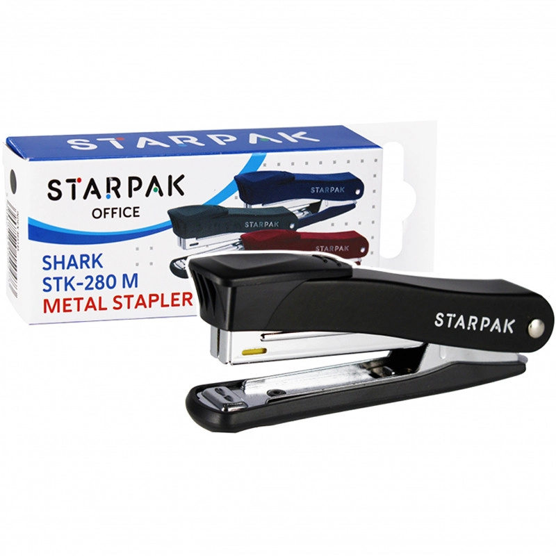 Černá kancelářská sešívačka