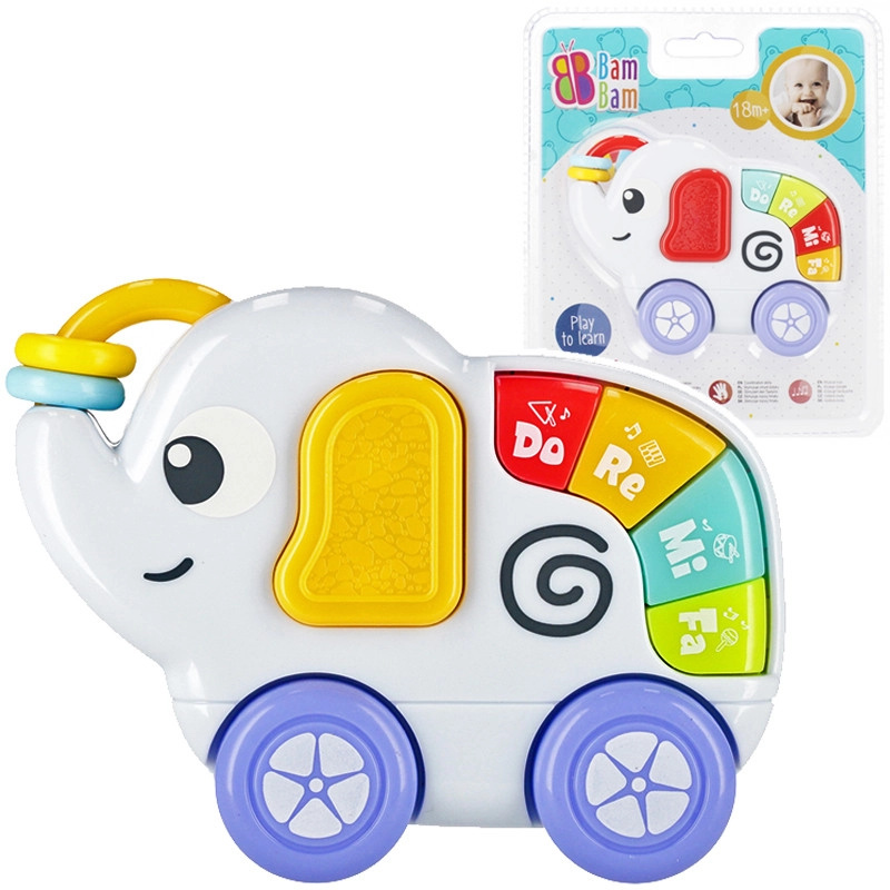 Hudební sloník na kolečkách pro děti 2+