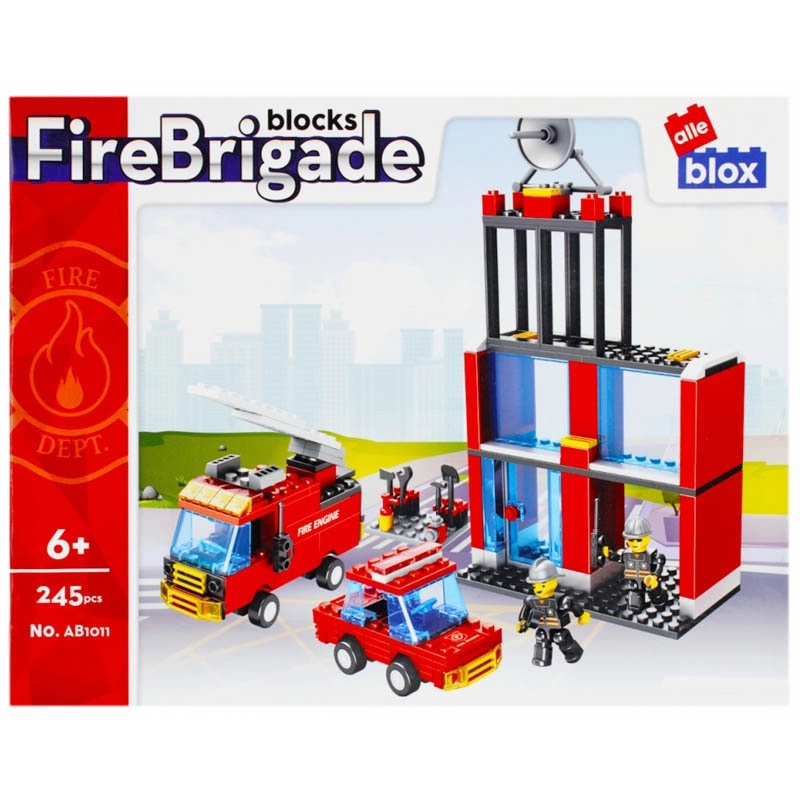 Stavebnice hasičská stanice 252 dílků
