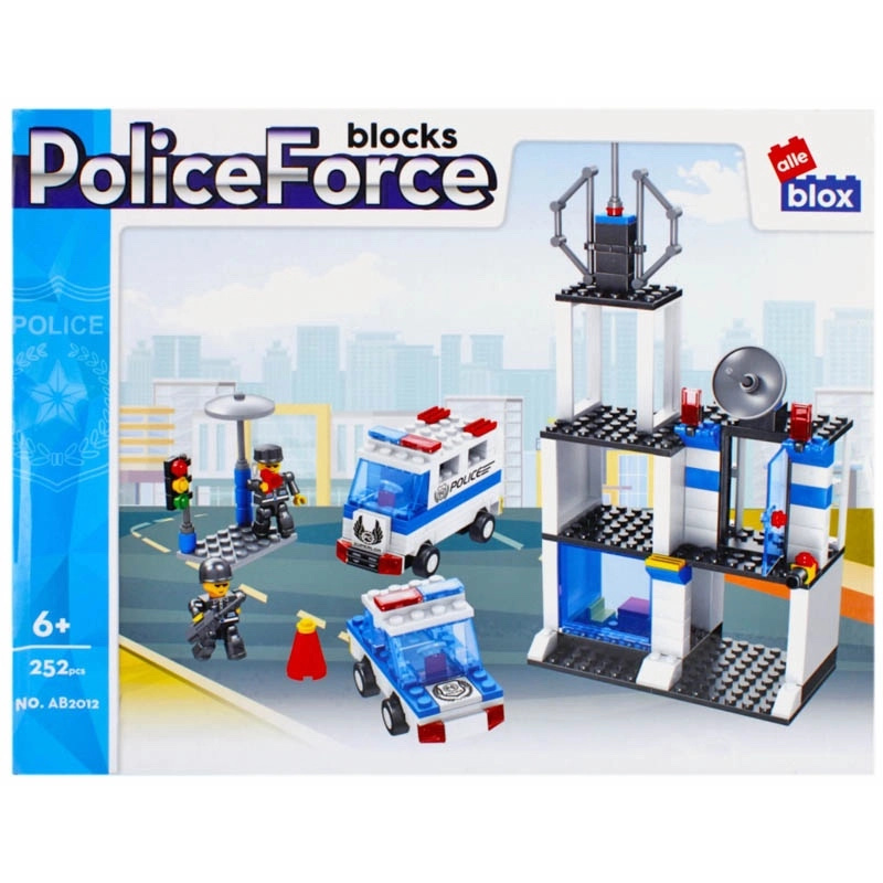 Stavebnice policejní stanice 252 dílků