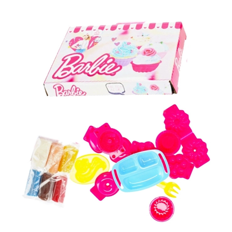 Plastelína BARBIE cukrárna – kreativní sada s formičkami