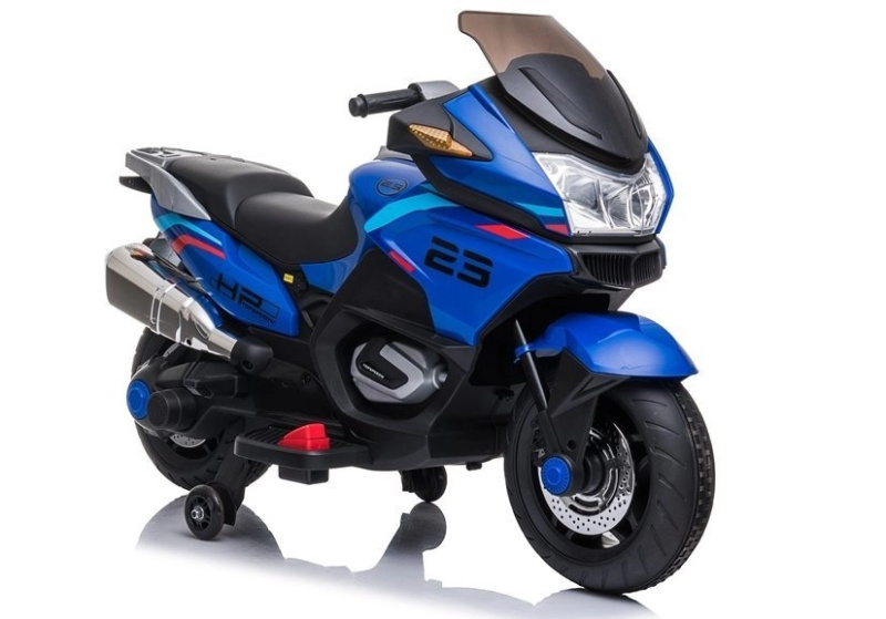 Dětský akumulátorový motocykl Modrý