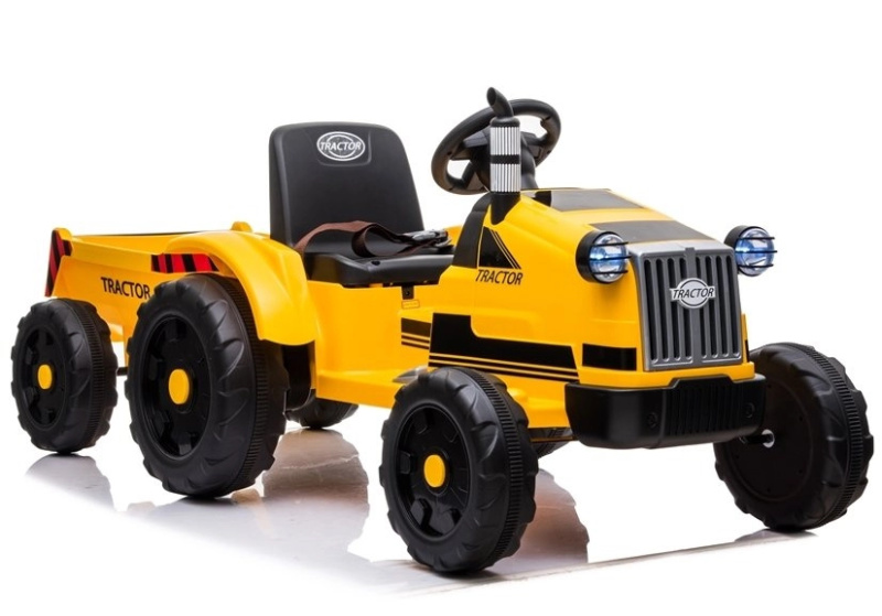 Dětský akumulátorový traktor s přívěsem