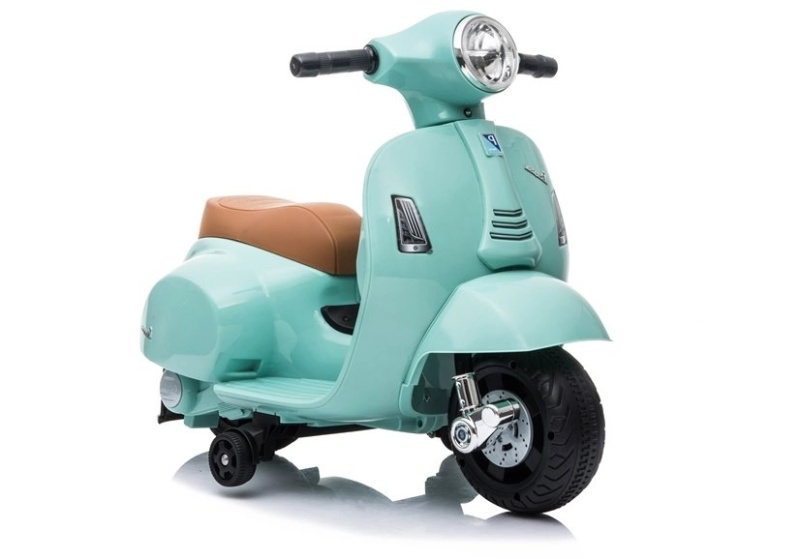 Dětský elektrický skútr Vespa GTS 300 Mini tyrkysový