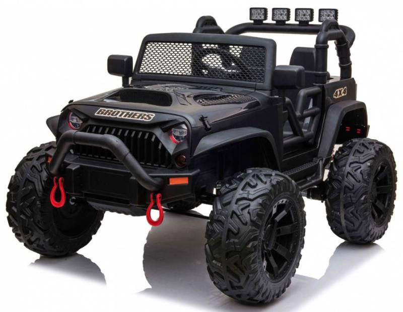 Elektrické autíčko Jeep Brothers černé