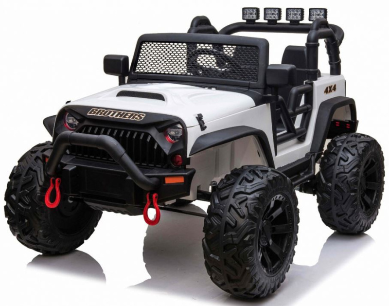 Tomido Elektrické autíčko Jeep Brothers bílé