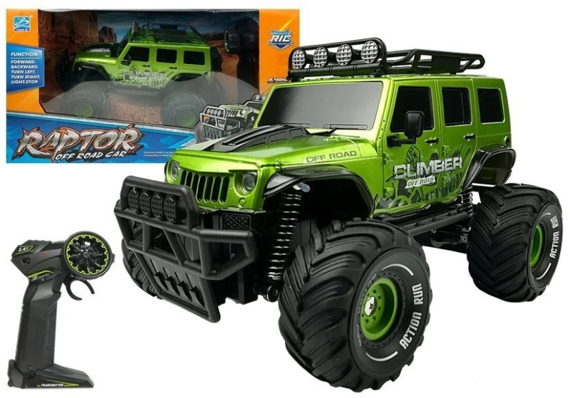 Dálkově ovládaný R/C Jeep Green 2.4G