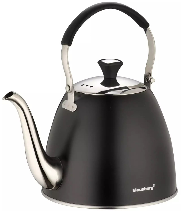 Konvice Gooseneck černá Klausberg
