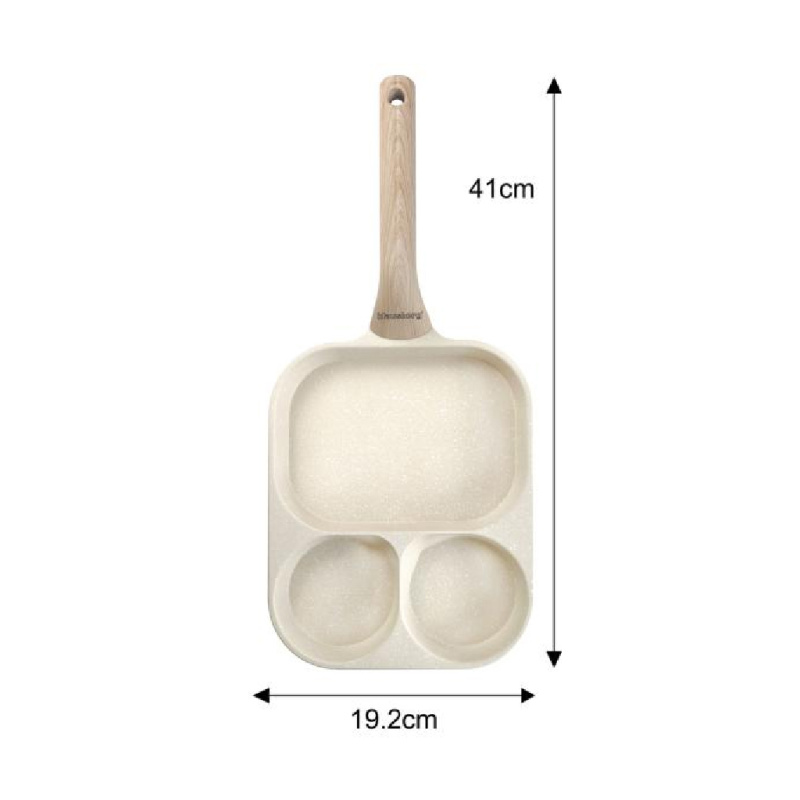 Klausberg Čtvercová pánev 41 x 19 cm, béžová