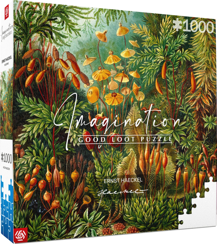 Puzzle Imagination: Ernst Haeckel - Muscinae 1000 dílků
