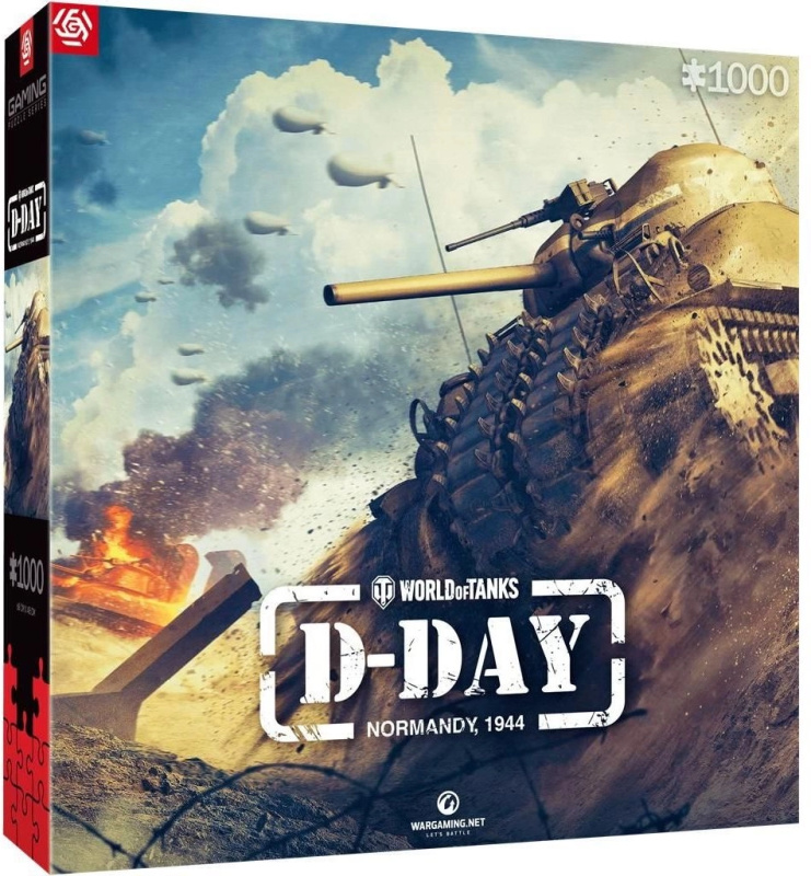 Puzzle World of Tanks: D-Day 1000 dílků