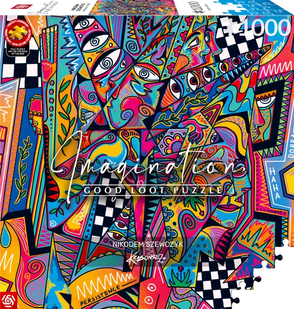 GOOD LOOT Puzzle Imagination: Nikodem Szewczyk Krabonszcz – Opravdu se snažím, 1000 dílků