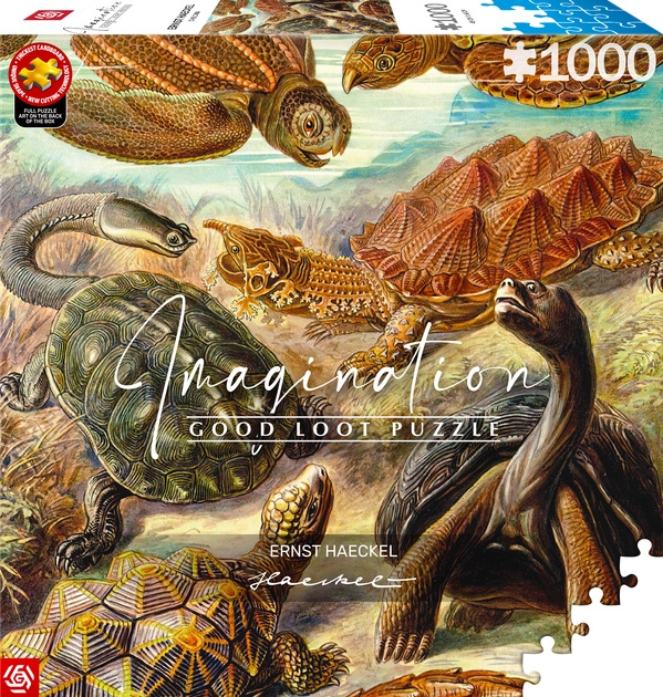 GOOD LOOT Puzzle Imagination: Ernst Haeckel – mořské želvy, 1000 dílků