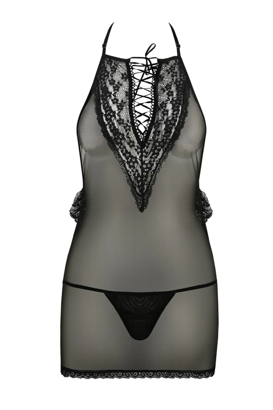 Košilka Passion Erza Chemise Barva: Černá, Velikost: 2XL/3XL