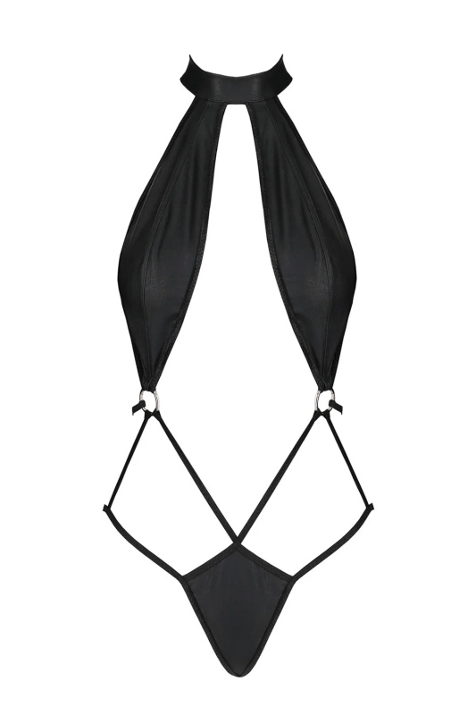 Dámské body Passion černé (Jannies body) XXL/XXXL