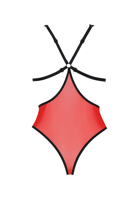 Body Passion Peonia Body Barva: Červená, Velikost: L/XL