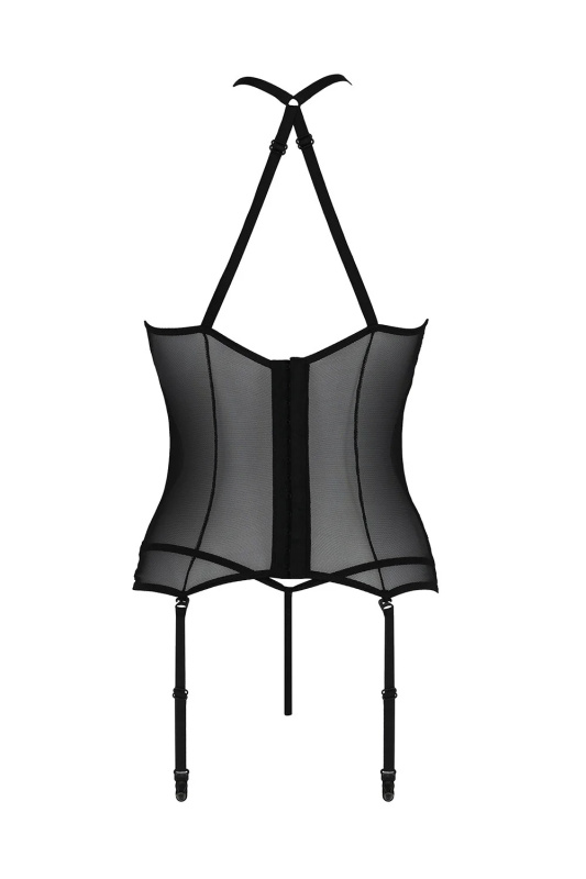 Korzet Passion Satara Corset black Barva: Černá, Velikost: L/XL