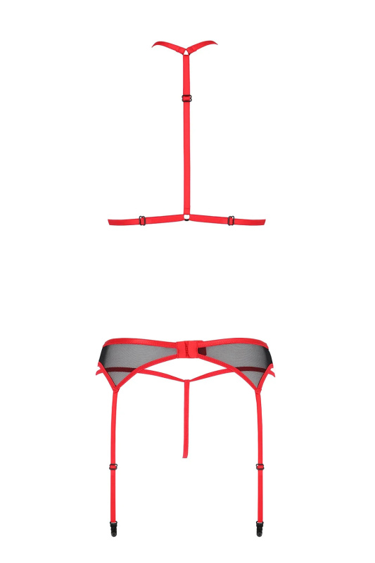 Passion Satara set barva:červená L/XL