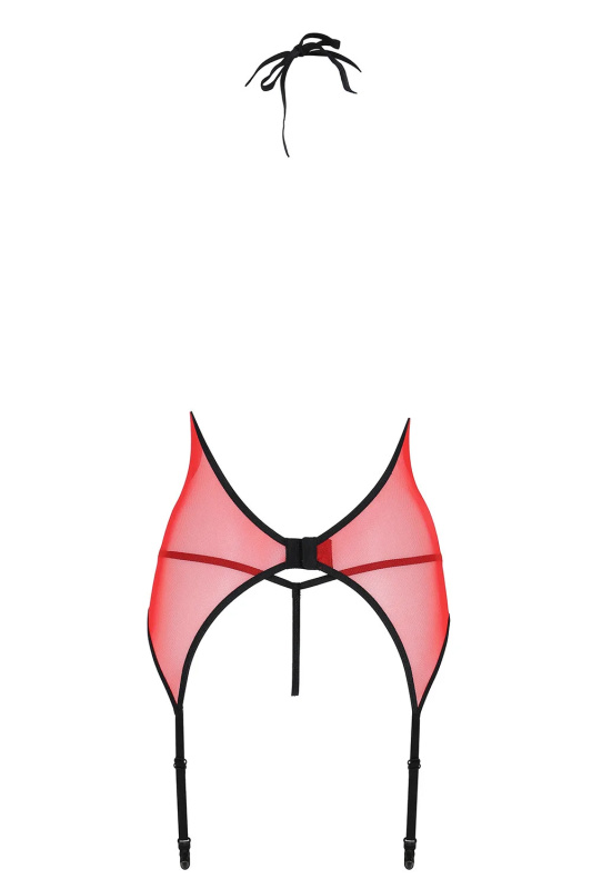 Korzet Passion Peonia Corset Barva: Červená, Velikost: S/M