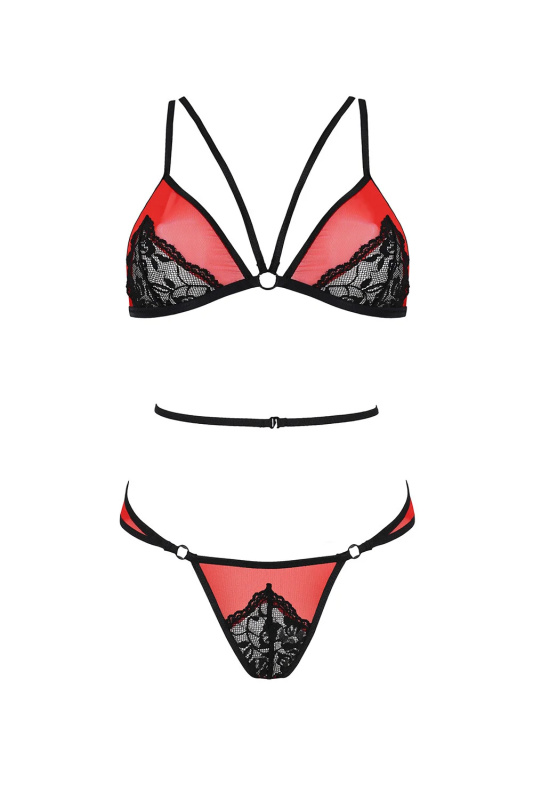 Komplet Passion Peonia Set Barva: Červená, Velikost: 2XL/3XL
