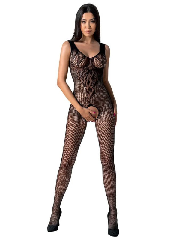 Passion BS098 black - Bodystocking Barva: Černá, Velikost: S/L