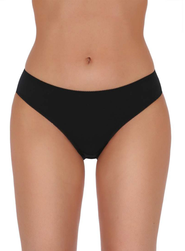 Brazilky  Passion Basic Panties 002 - černá Barva: Černá, Velikost: S
