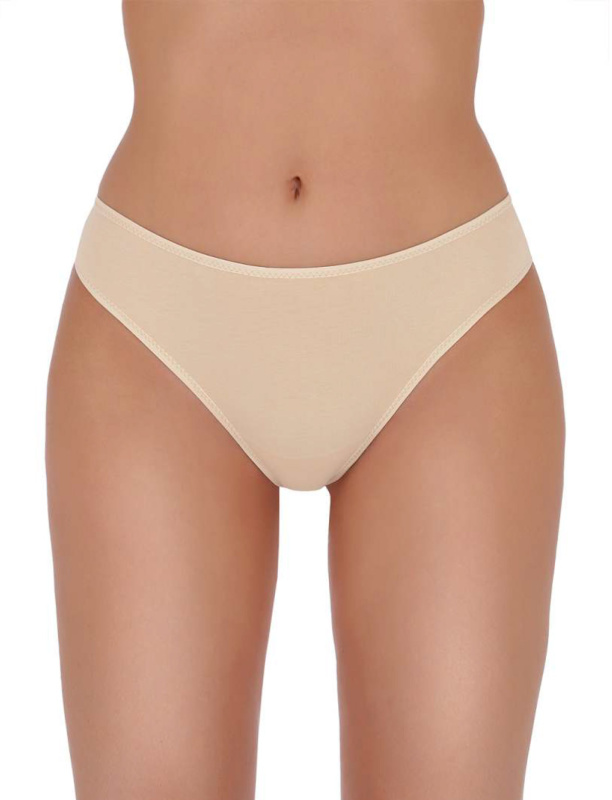 Tanga Passion Basic Thong 003 - béžová Barva: Béžová, Velikost: M