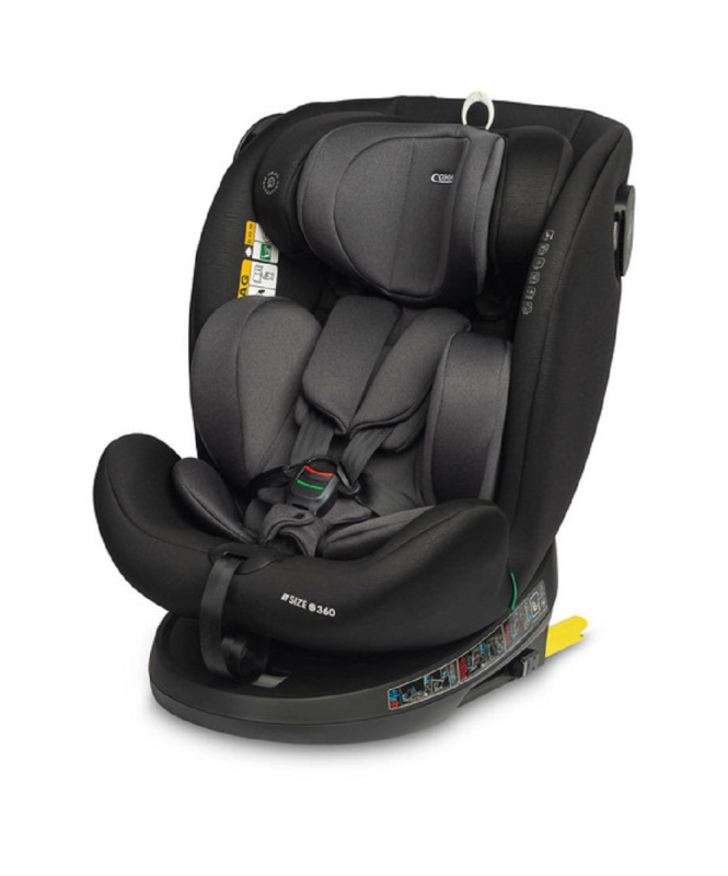 Caretero Autosedačka s isofixem COMMO I-size, 40-150cm, grafit
