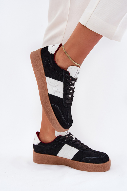 Semišové Dámské Tenisky Daniel Lopez Just Dare SS2D4021 Černé 39