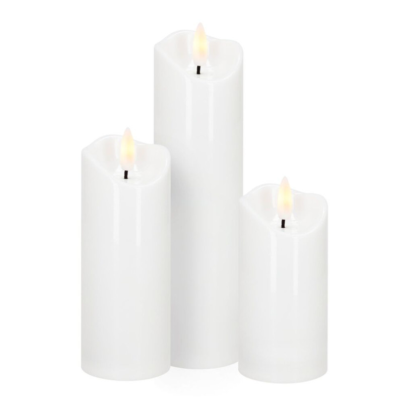 LED svíčka s pohyblivým plamenem 18,5 cm 2xAA SPRINGOS HA7553