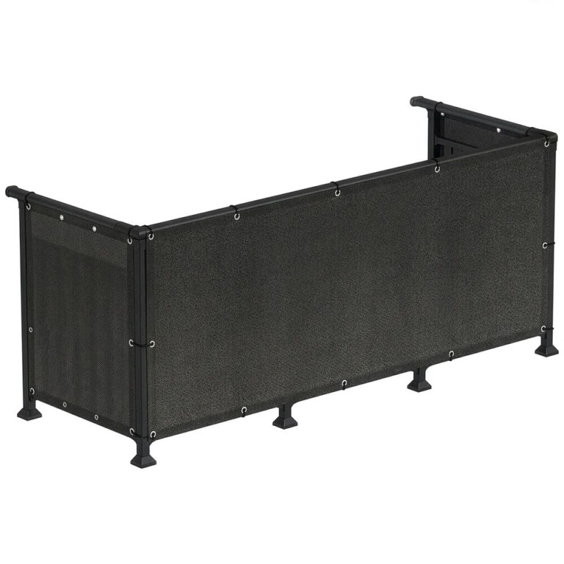 Zástěna na balkon 1x6 m SPRINGOS BN1032 antracit