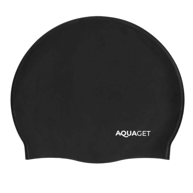 Plavecká čepice silikonová unisex AQUAGET AQ0033 černá