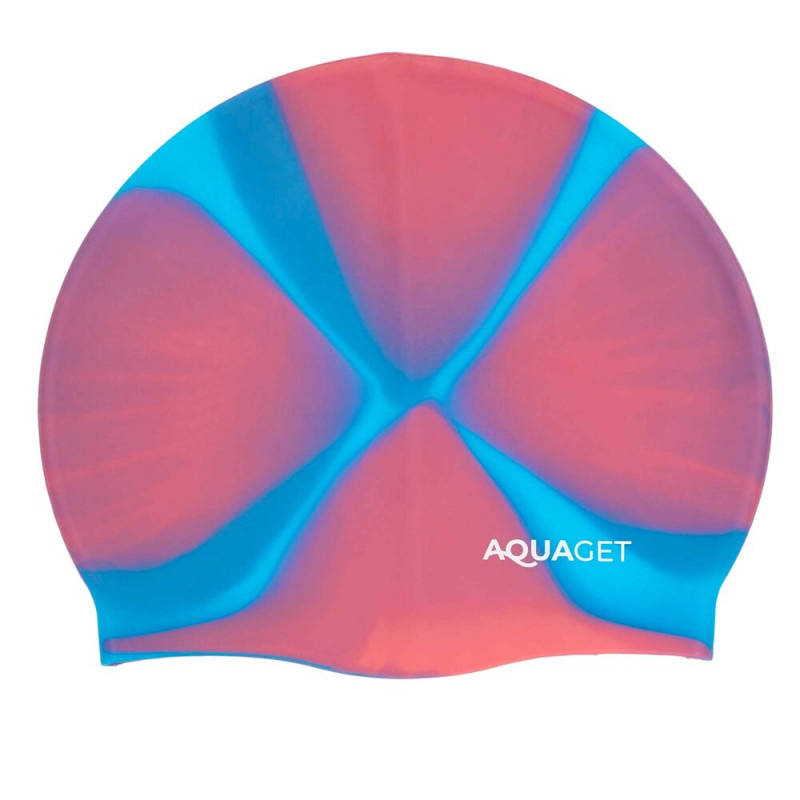 Plavecká čepice silikonová unisex AQUAGET AQ0034 růžová
