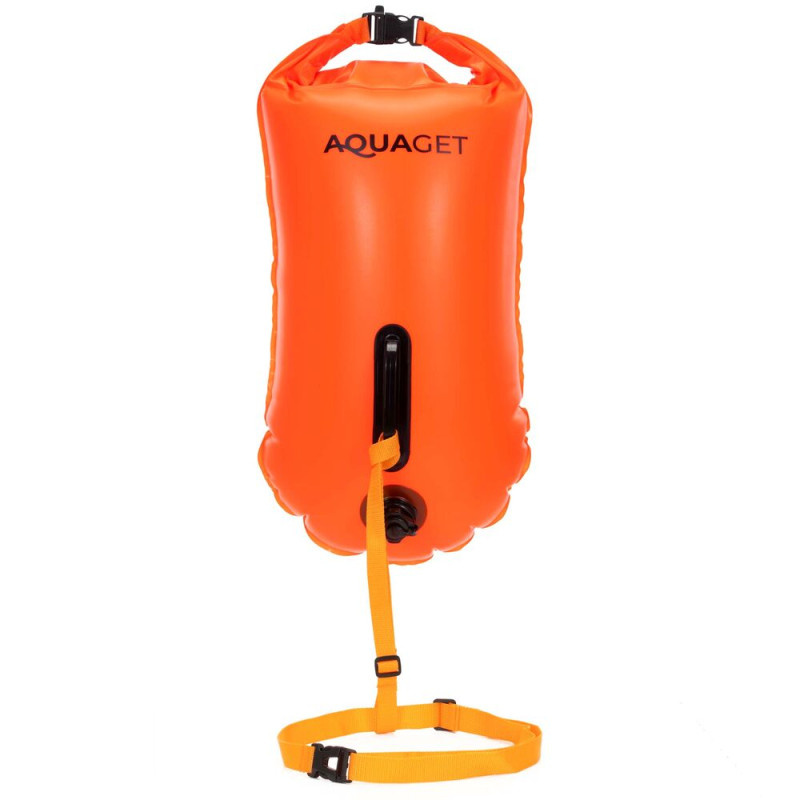 Plavecká bójka 15 l se suchou kapsou AQUAGET AQ0036 oranžová