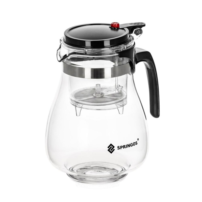 Konvice na čaj 1,65 l SPRINGOS KI0196 průhledná