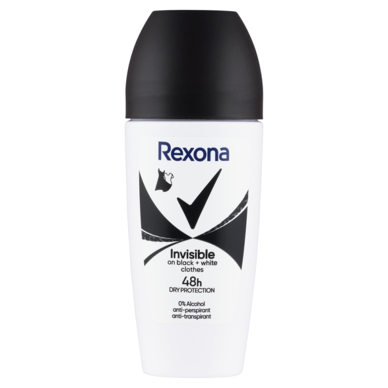 Rexona Invisible on Black + White Clothes kuličkový antiperspirant 48h 50 ml