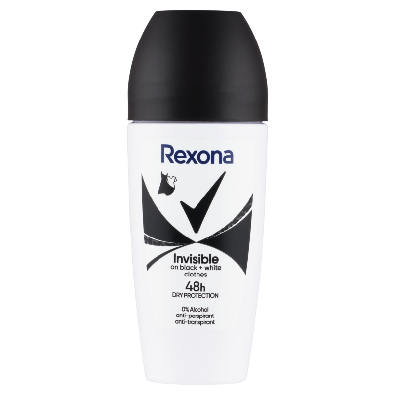 Rexona Invisible on Black + White Clothes kuličkový antiperspirant 48h 50 ml