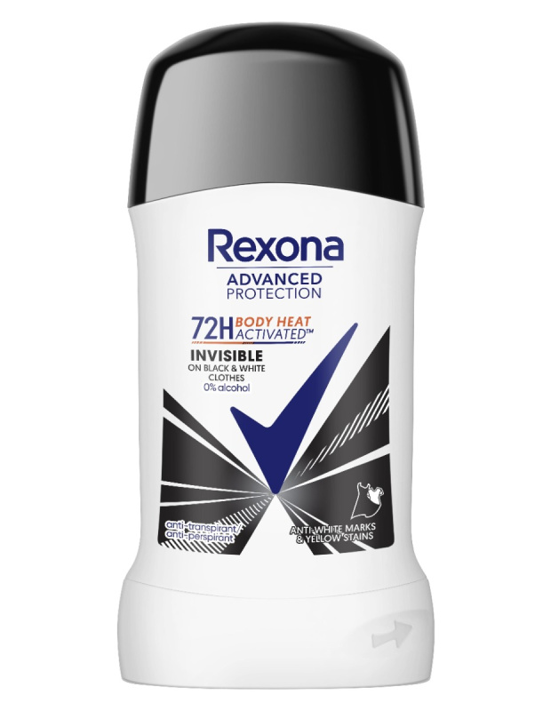 Rexona Advanced Protection Invisible tuhý antiperspirant 72h 50 ml