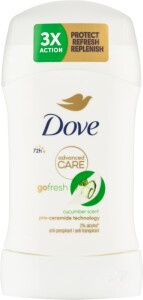 Dove Advanced Care Go Fresh tuhý antiperspirant pro ženy 50 ml