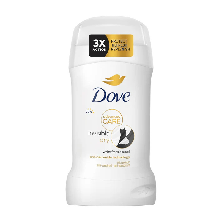 Dove Advanced Care Invisible Dry tuhý antiperspirant 50 ml