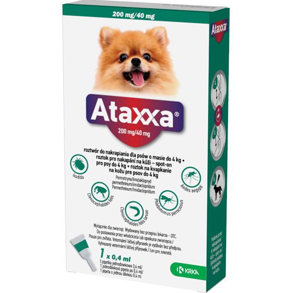 Ataxxa 200 Spot-on Dog S (do 4kg)