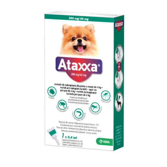 Ataxxa 200 Spot-on Dog S (do 4kg)