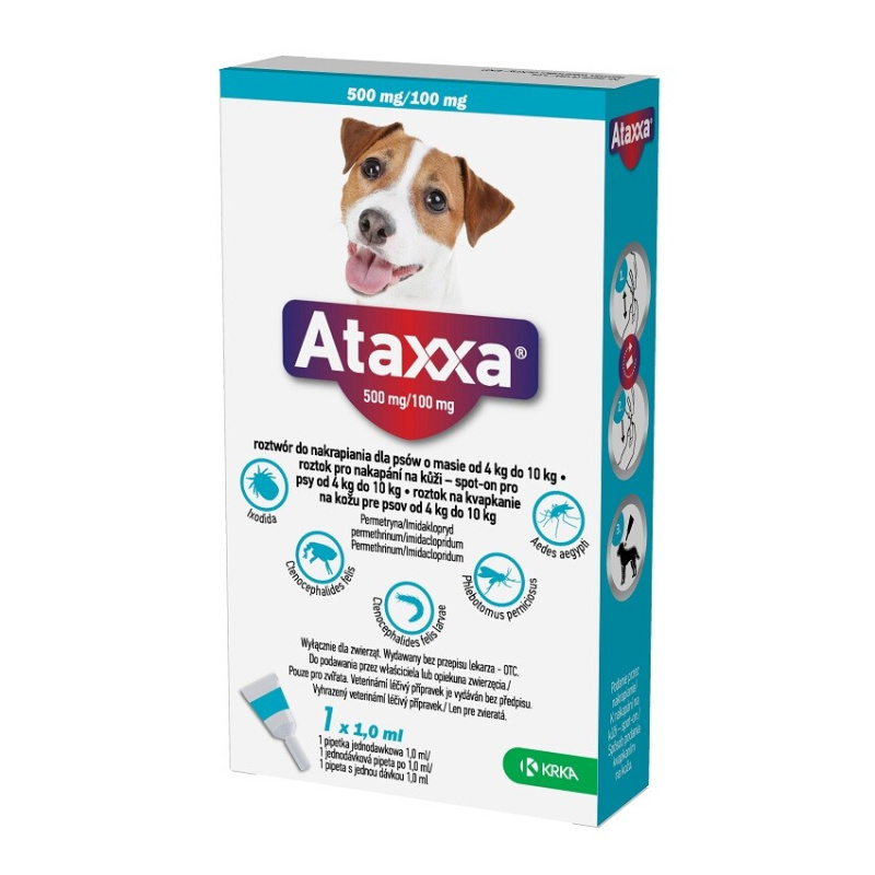 Ataxxa 500 Spot-on Dog M (do 10kg)