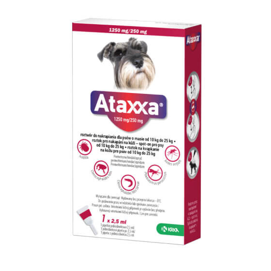 Ataxxa 1250 Spot-on Dog L (do 25kg)
