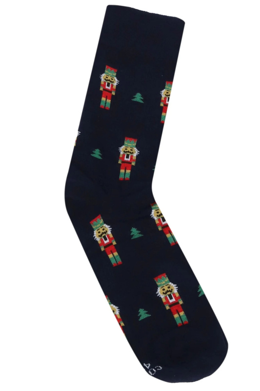 Pánské ponožky 3 pack Premium 3 pack Christmas blue - CORNETTE tmavě modrá 39/41