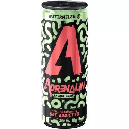 Adrenalin energetický nápoj watermelon 0,25L plech