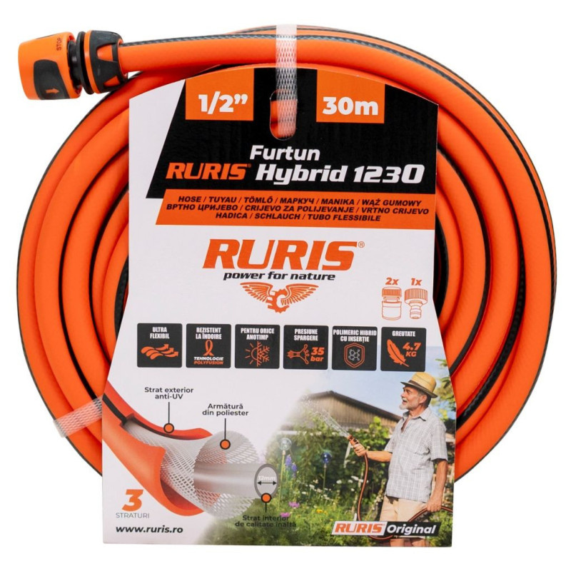 RURIS LIMIT Hybrid 1230 - zahradní hadice 30 m, 1/2"