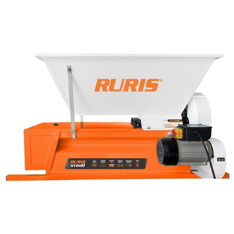 RURIS Elektrický drtič hroznů s odstopkovačem HT200